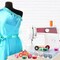 50 Pieces Thread Bobbins with Bobbins Box for Brother Sewing Machine, 50 Assorted Colors